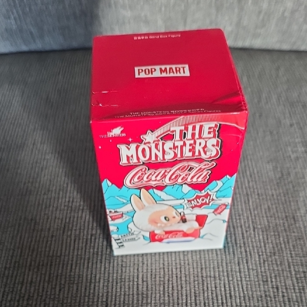 POPMART Coca-Cola The Monsters Snow Labubu, Unopened Blind Box Figure, New. - Picture 9 of 10